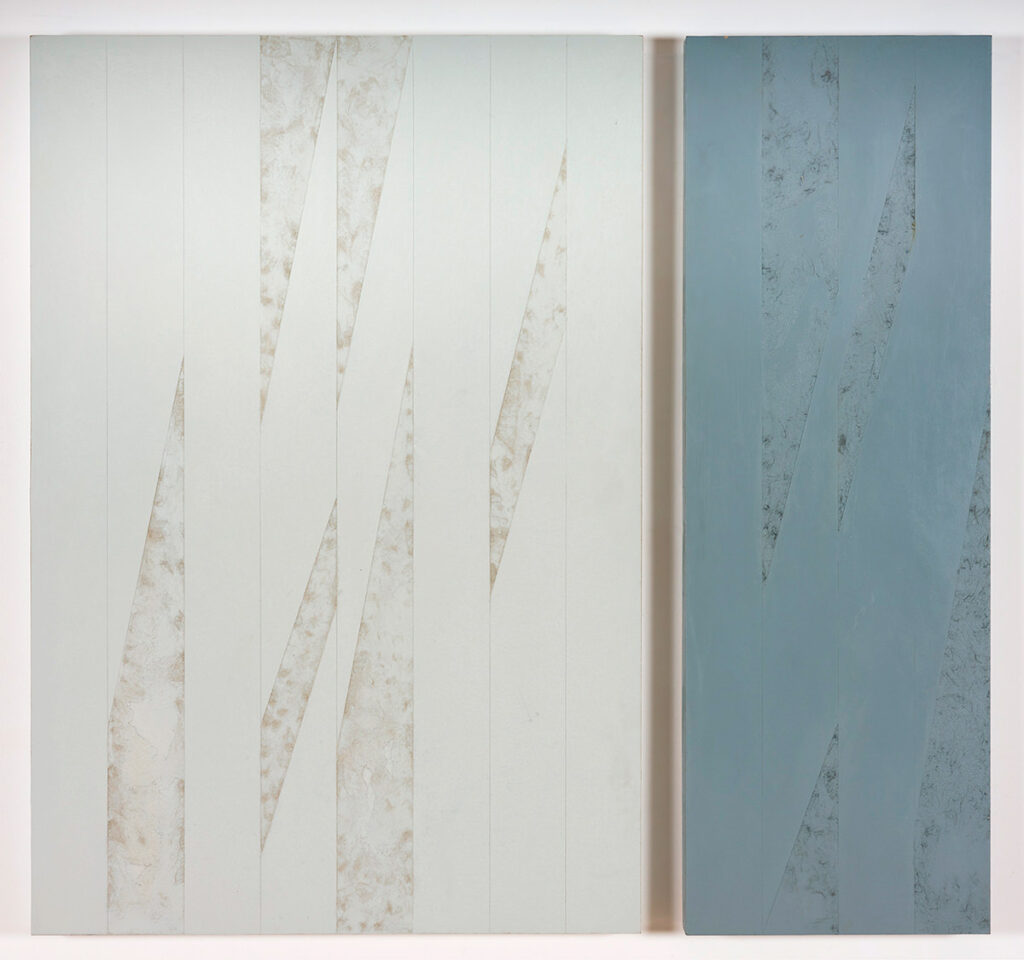 Lack auf Karton auf Hartfaser, 2008, 150 x 155 cm