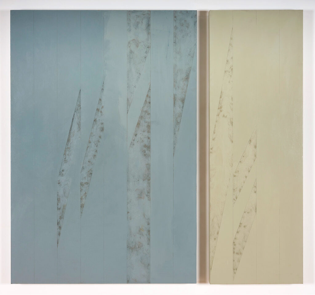 Lack auf Karton auf Hartfaser, 2008, 150 x 155 cm