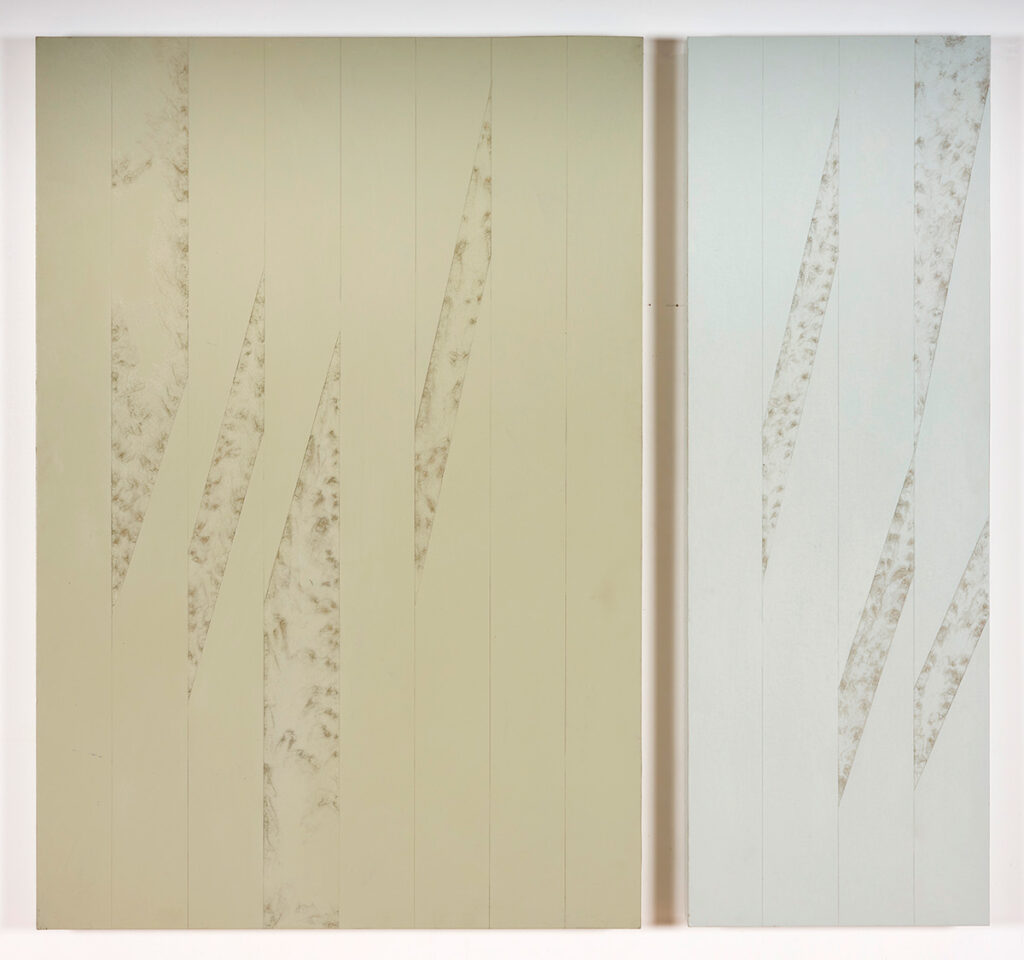 Lack auf Karton auf Hartfaser, 2008, 150 x 155 cm