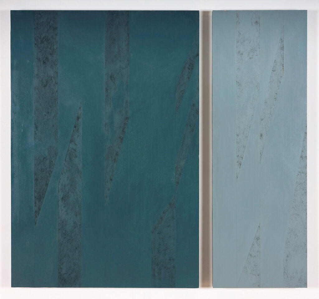 Lack auf Karton auf Hartfaser, 2008, 150 x 155 cm